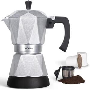 Single Serve Coffee Maker for K Cup & Ground Coffee, Electric Espresso Coffee